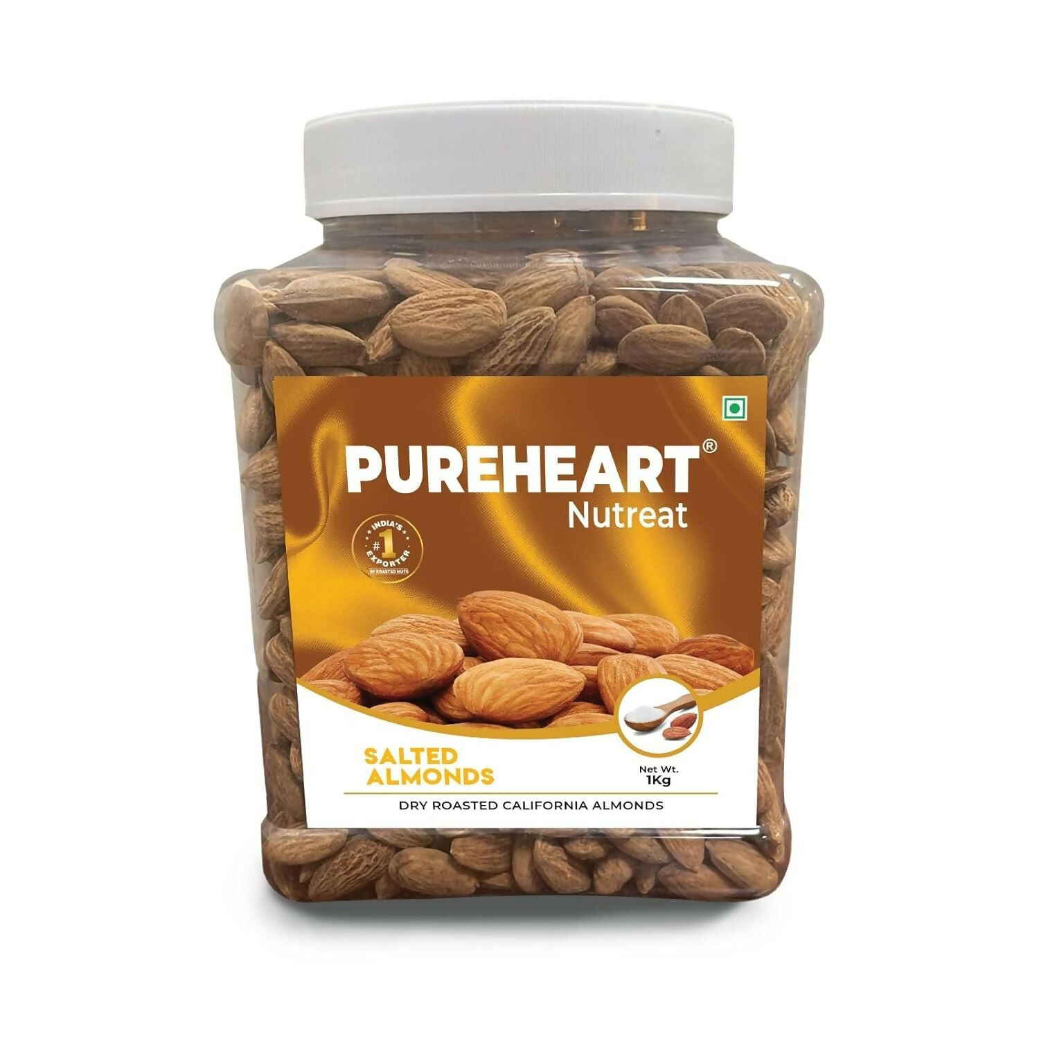 Pureheart Dry Roasted Nutreat Salted Almonds - Distacart