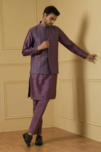 Purplebee Nehru Jacket Set by Hilo Design