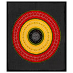 Vamika Printed Cotton Black Color & Multicolor Bedsheet With Pillow Covers (LEOC_BANDJ_BL)