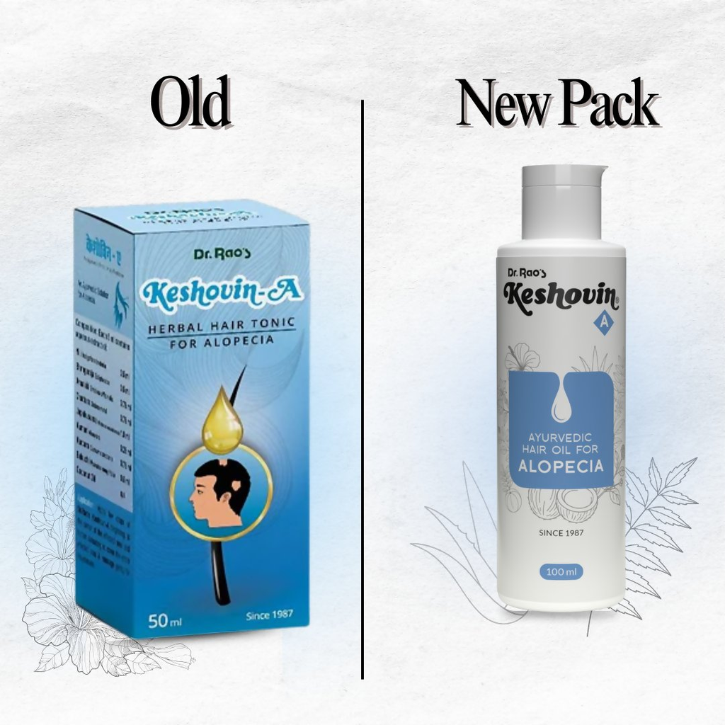 Dr. Rao's Keshovin -A Ayurvedic Hair Oil for Alopecia