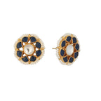 Nuyug 22K Gold Plated Floret Noor Stud Earrings - Distacart