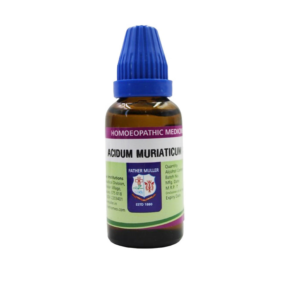 Father Muller Acidum Muriaticum Mother Tincture Q - Distacart