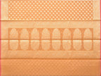 Orange Cut Work Cotton Silk Saree with All Over Banaras Design - Global Threads