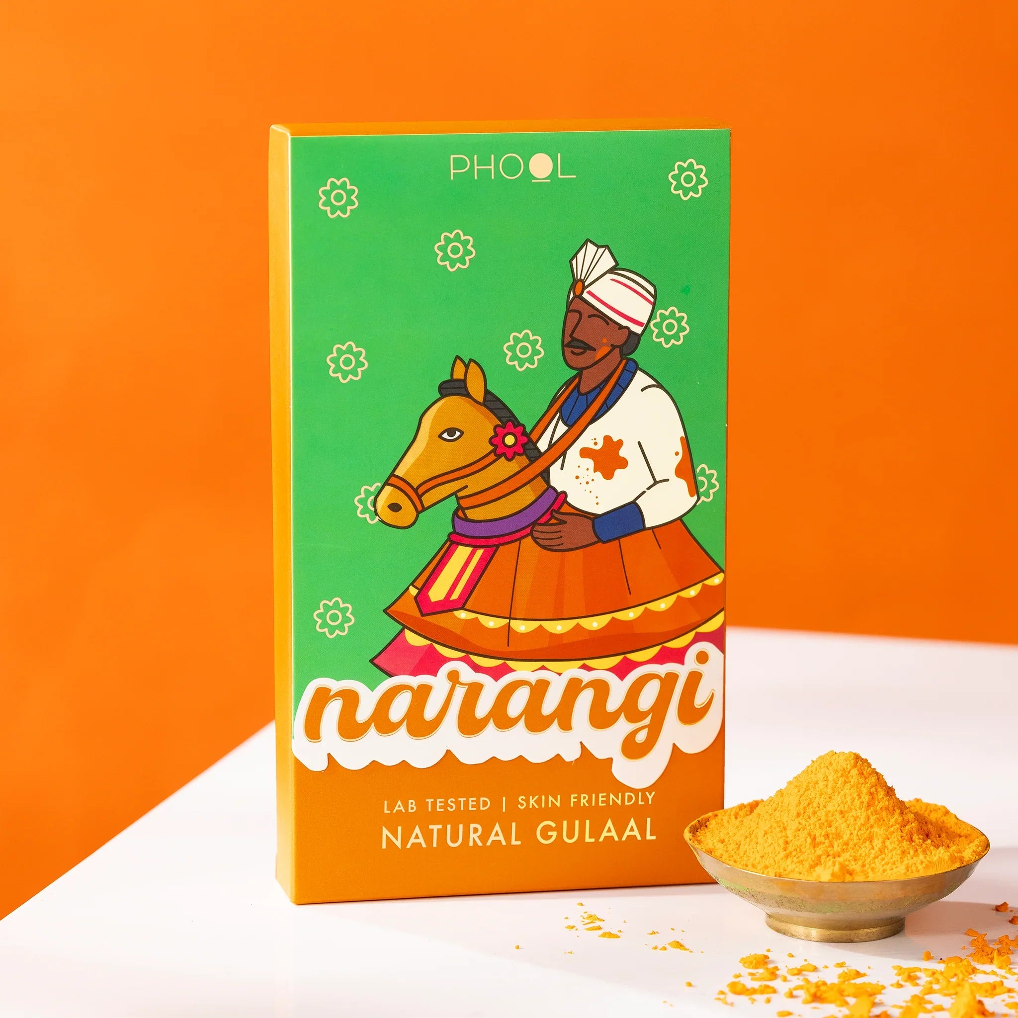 Phool Orange Natural Gulaal - Distacart