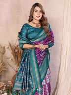 Aastha Fashion Wine Soft Silk Weaving Saree - Distacart