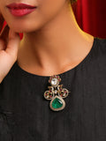 Ruby Raang Green Mosaic Brooch