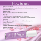 Bake Happy 100% Concentrated Perfume Oil Roll on Fragrance For Men & Women - Black Currant