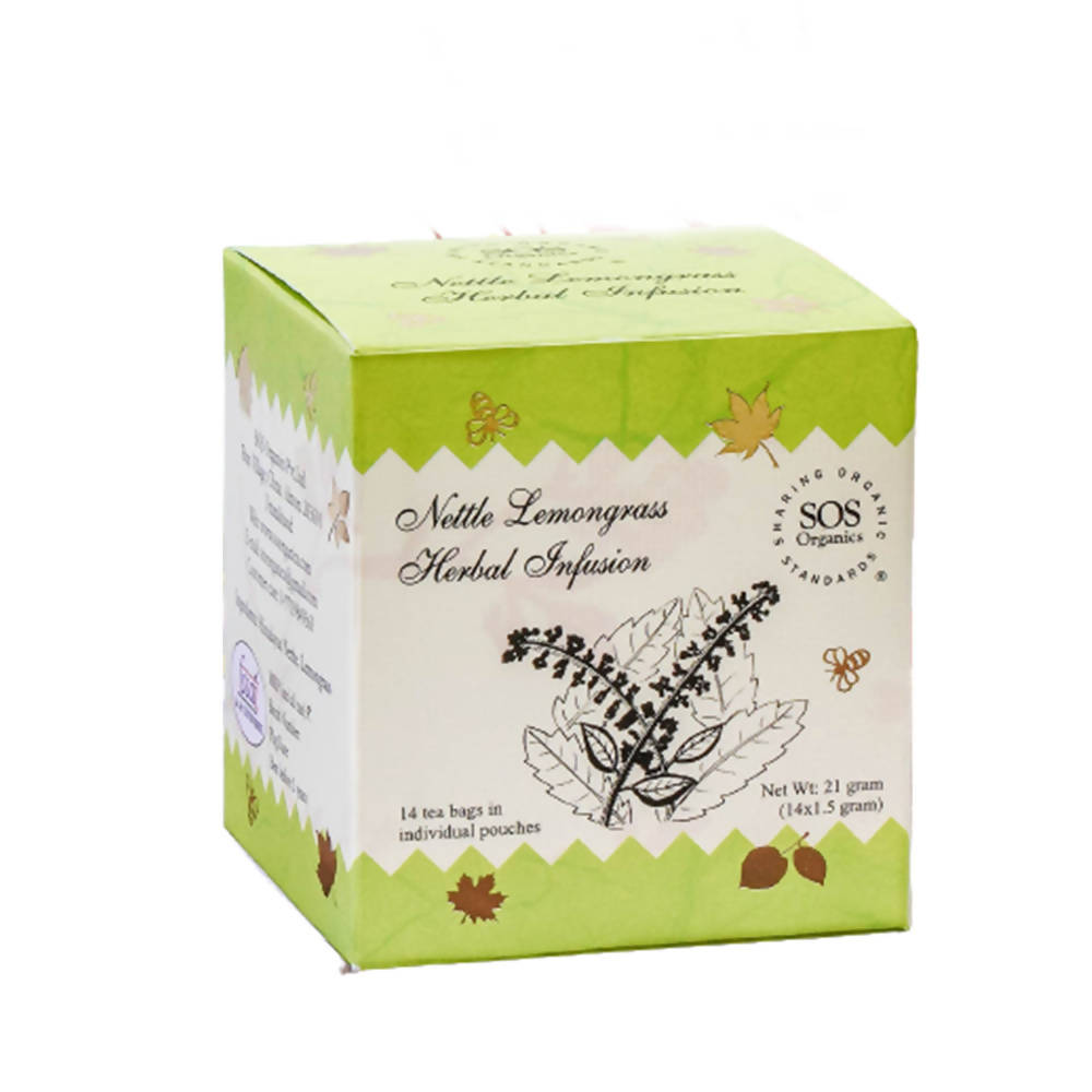 SOS Organics Nettle Lemongrass Herbal Infusion - Distacart