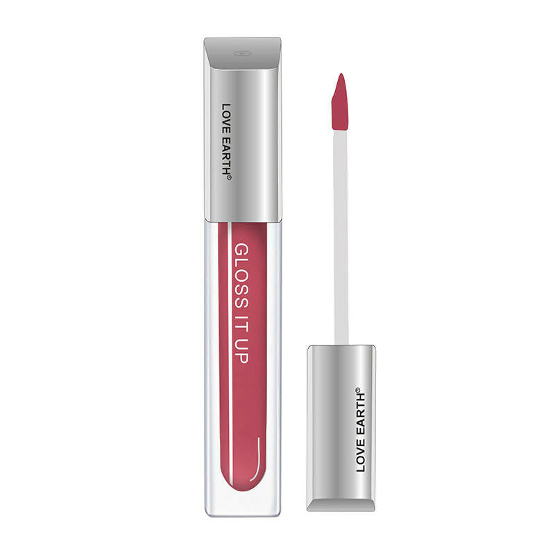 Love Earth Lip Gloss - Blow Up (Dark Pink)