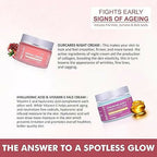 Our Cares Moisturizer With Hyaluronic Acid Vitamin E + Night Cream - Combo