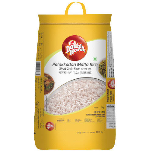 Double Horse Palakkadan Matta Rice (Short Grain Rice)