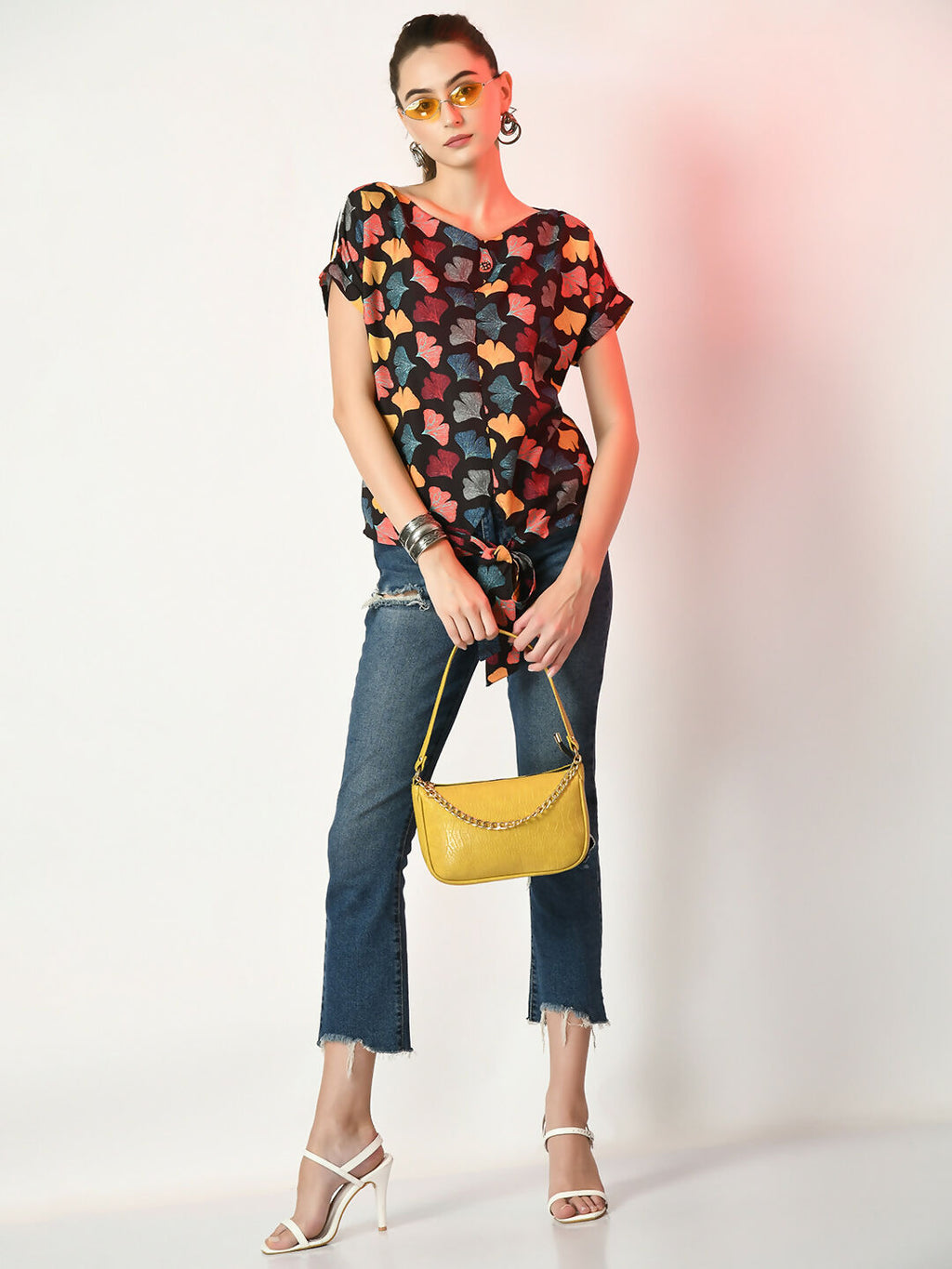 Myshka Women's Multi Printed Top