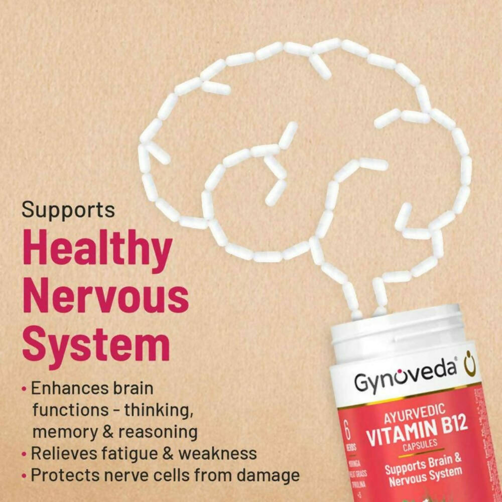 Gynoveda Vitamin B-12 Capsules - Distacart