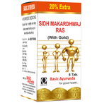 Basic Ayurveda Sidh Makardhwaj Ras with Gold