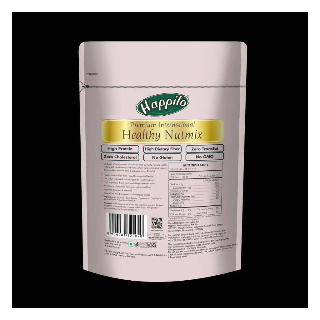 Happilo Healthy & Nutritious Premium Nut Mix - Distacart