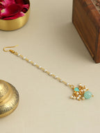 Ruby Raang Starry Stone Maang Tikka - Distacart