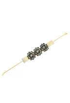 Mominos Fashion Joharkamal Gold-Plated Brass Finish Stone Choker For Women & Girls (Grey) - Distacart
