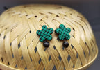 Terracotta Star Studs With Drops