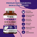 Carbamide Forte Pets Chewable Skin and Coat Tablets