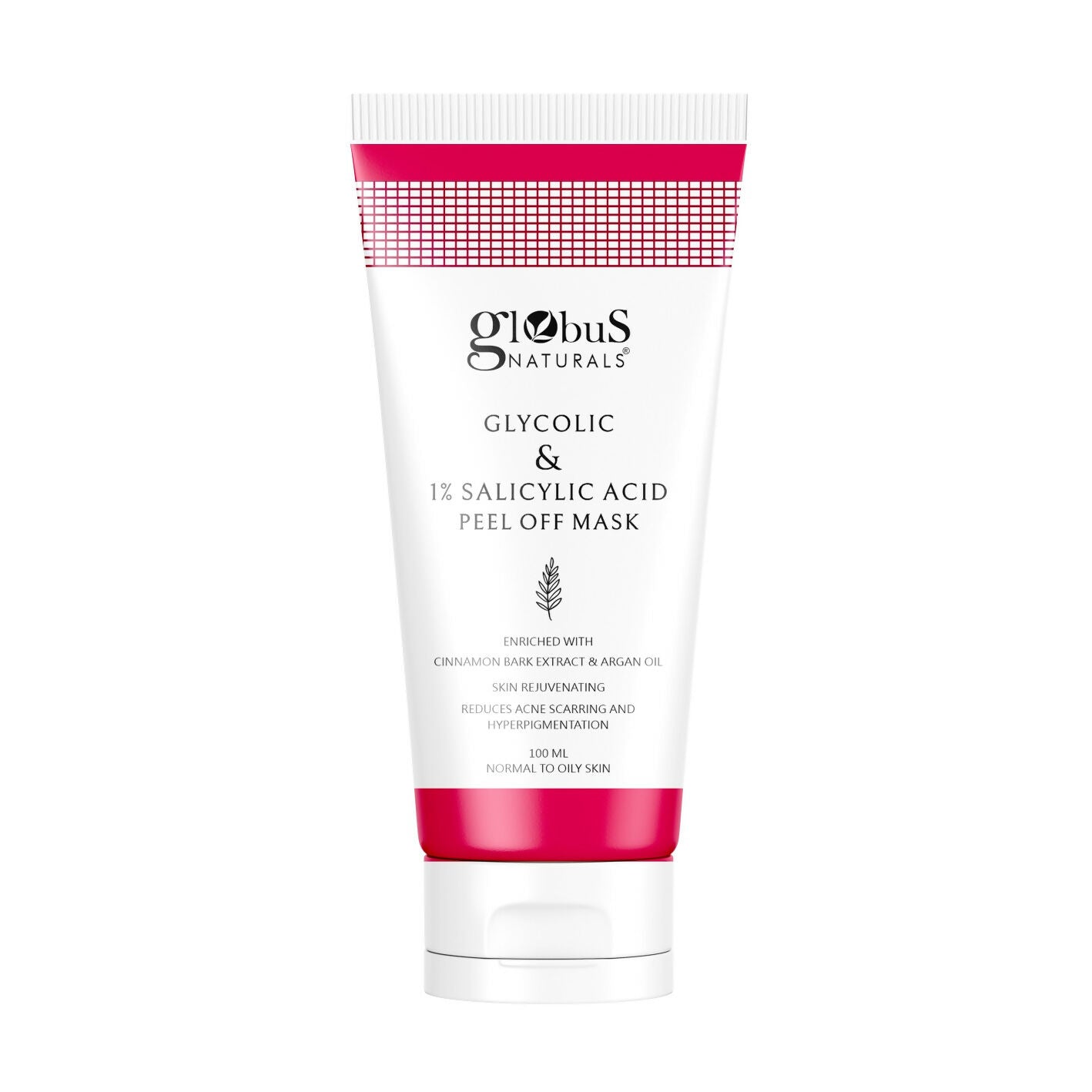 Globus Naturals Glycolic & 1% Salicylic Acid Anti Acne Peel Off Mask