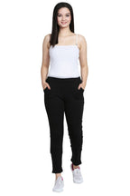 Asmaani Black color Hosiery Lower with Two Side Pockets.