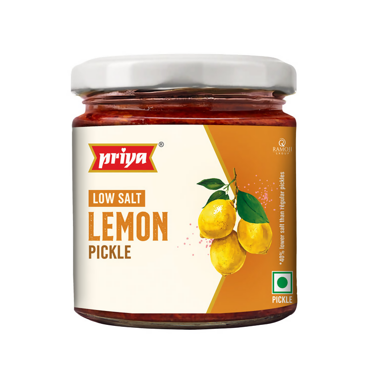 Priya Low Salt Lemon Pickle - Distacart