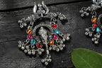 Mominos Fashion Johar Kamal Traditional Multi Kundan Ganesha Earrings - Distacart