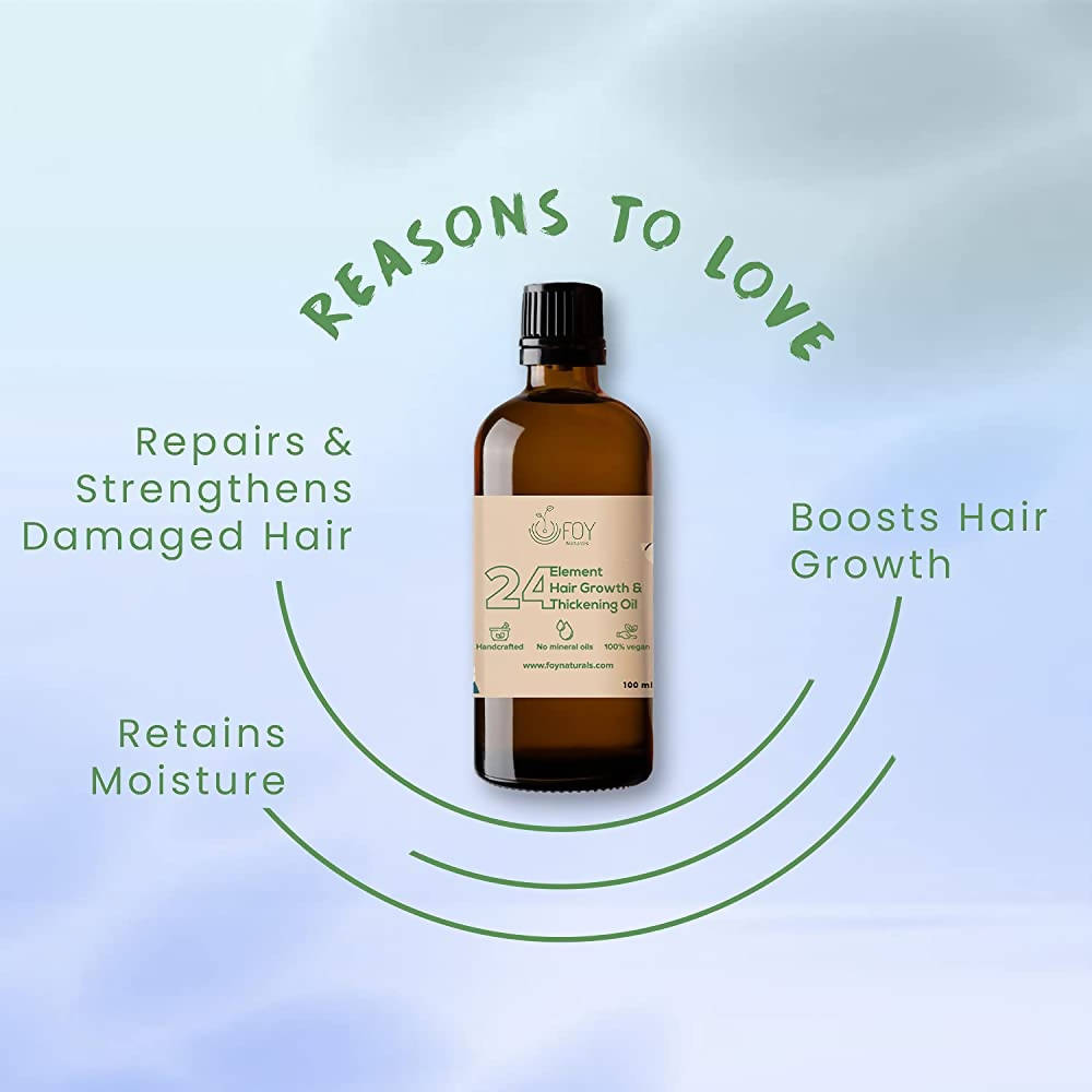FOY Naturals 24 Element Hair Growth & Thickening Hair Oil