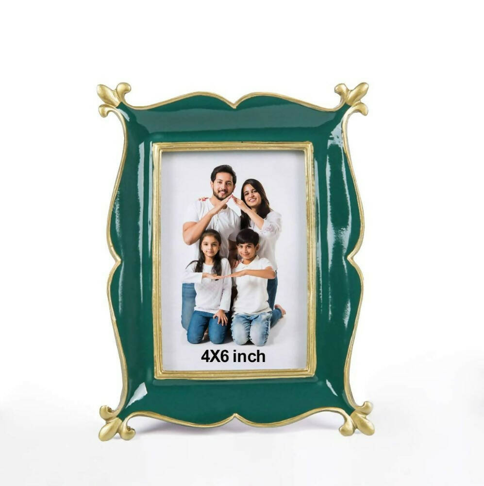 Paper Plane Design Premium Luxury Table Picture Frames For Home And Office (Royal Green)