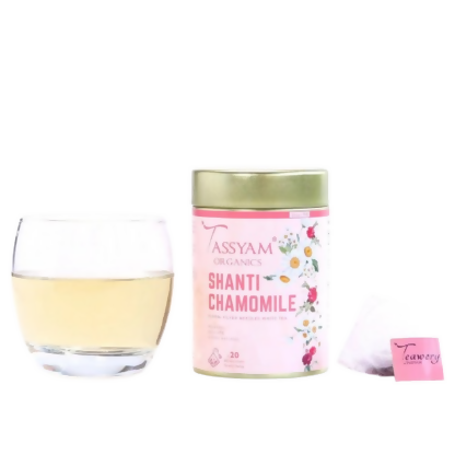 Tassyam Organics Shanti Chamomile Tea Bags