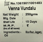 Vellanki Foods Andhra Sweets Combo (250 gm Each) - Venna Vundalu, Gavvalu, Bellam Kommulu - Distacart