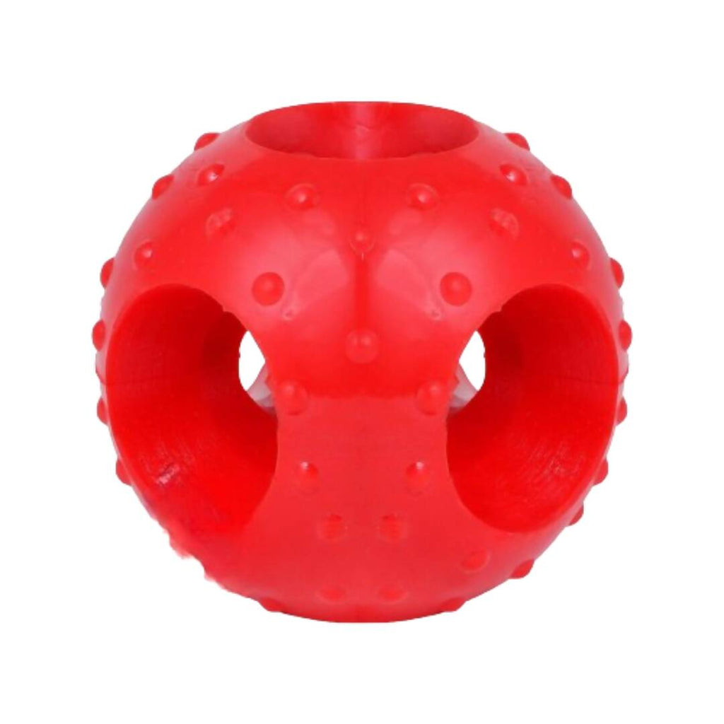 Goofy Tails Dog Ball Dog Toys - Red (Large)
