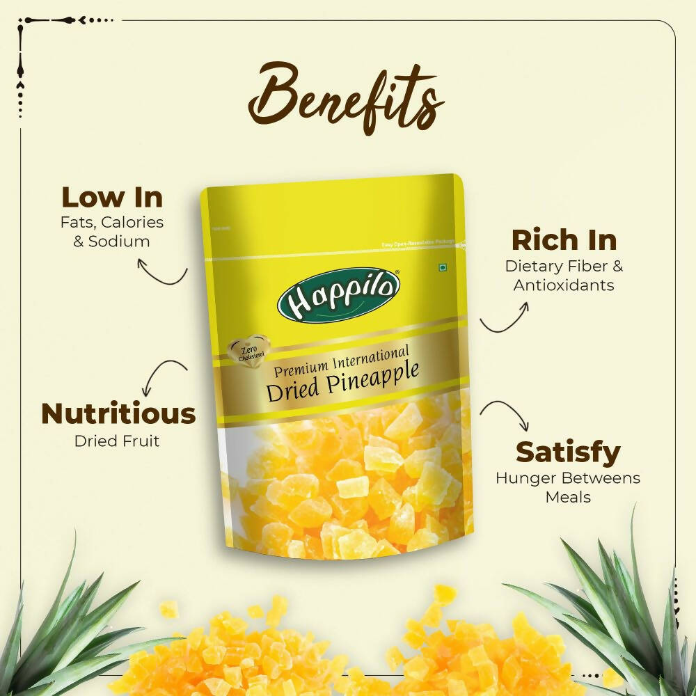 Happilo Premium International Dried Pineapple