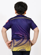 Baesd Boys Sports Round Neck Printed Cricket Jersey IPL, T20 T-shirt