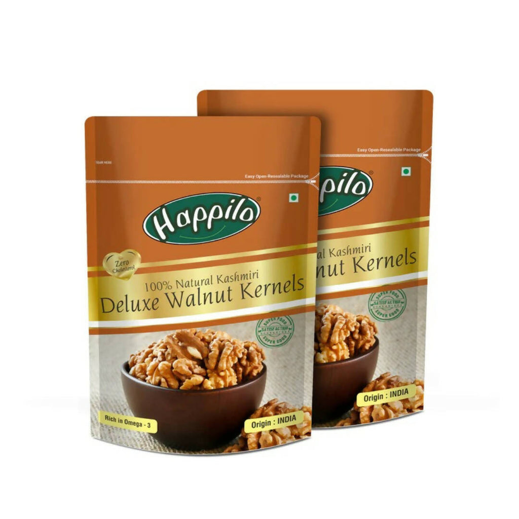 Happilo 100% Natural Deluxe Kashmiri Walnut Kernels