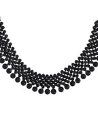 VOJ Women Black Color stainless steel Jewellery Set - Distacart