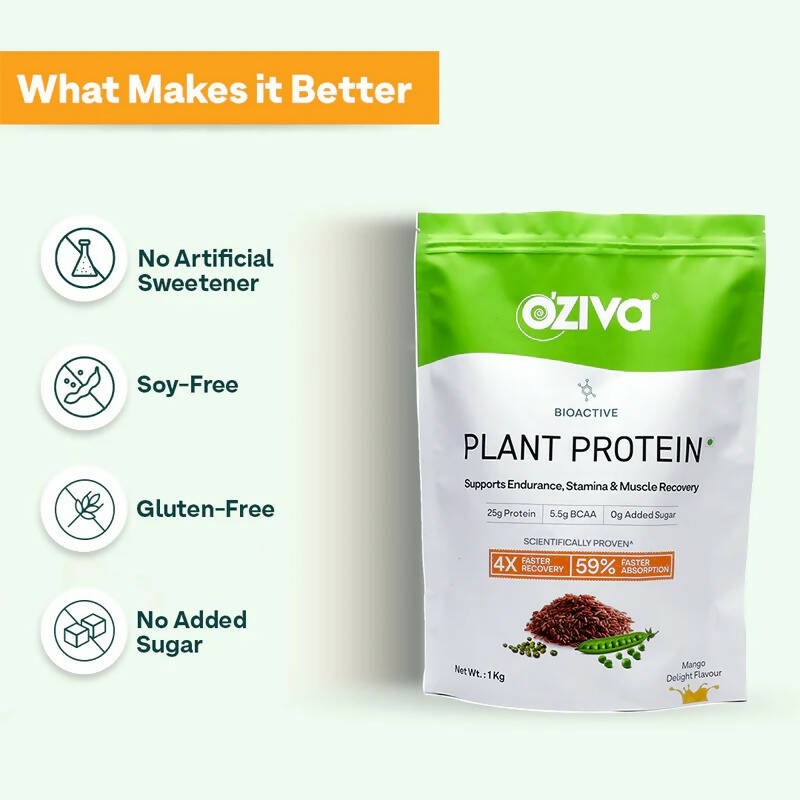 OZiva Bioactive Plant Protein - Distacart