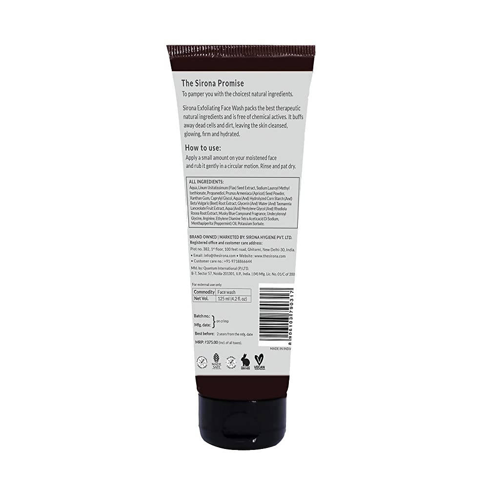Sirona Exfoliating Face Wash