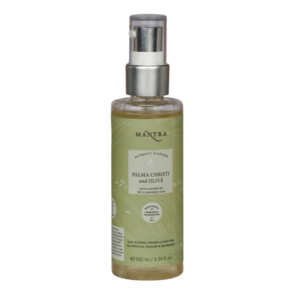Mantra Herbal Palma Christi and Olive Hair Cleanser For Dry & Damaged Hair
