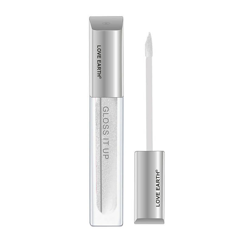 Love Earth Lip Gloss - Love Magnet (Silver Glitter)