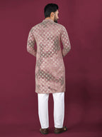 Anaita Pink Chikankari Work Viscose Rayon Straight Kurta