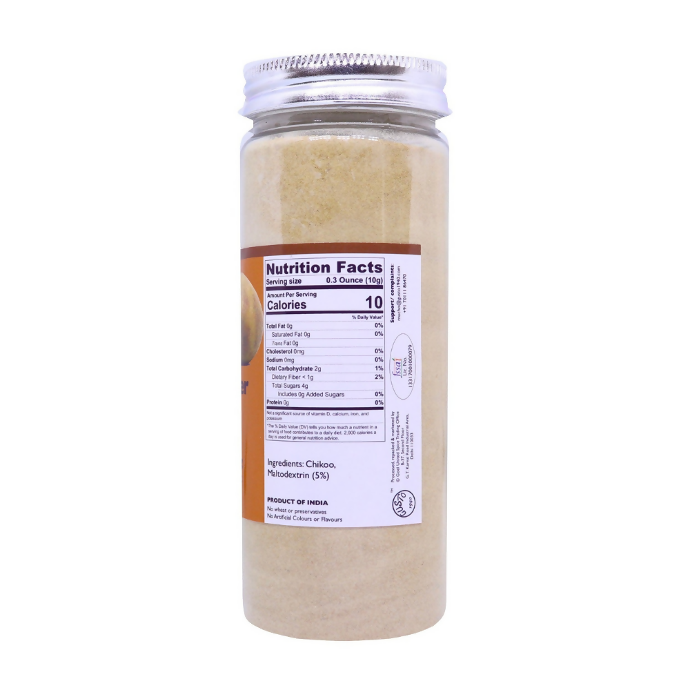 Tassyam Organics Chikoo Powder - Distacart