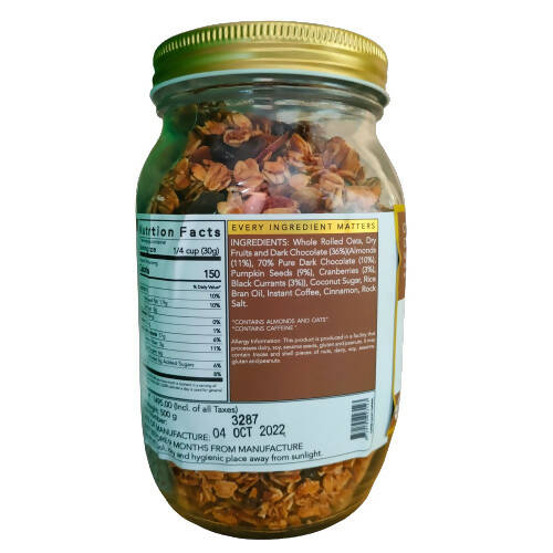 Thenibblebox Coffee Cacao Carnival Granola - Distacart