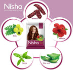 Nisha Henna Based Hair Color Natural Brown - Distacart