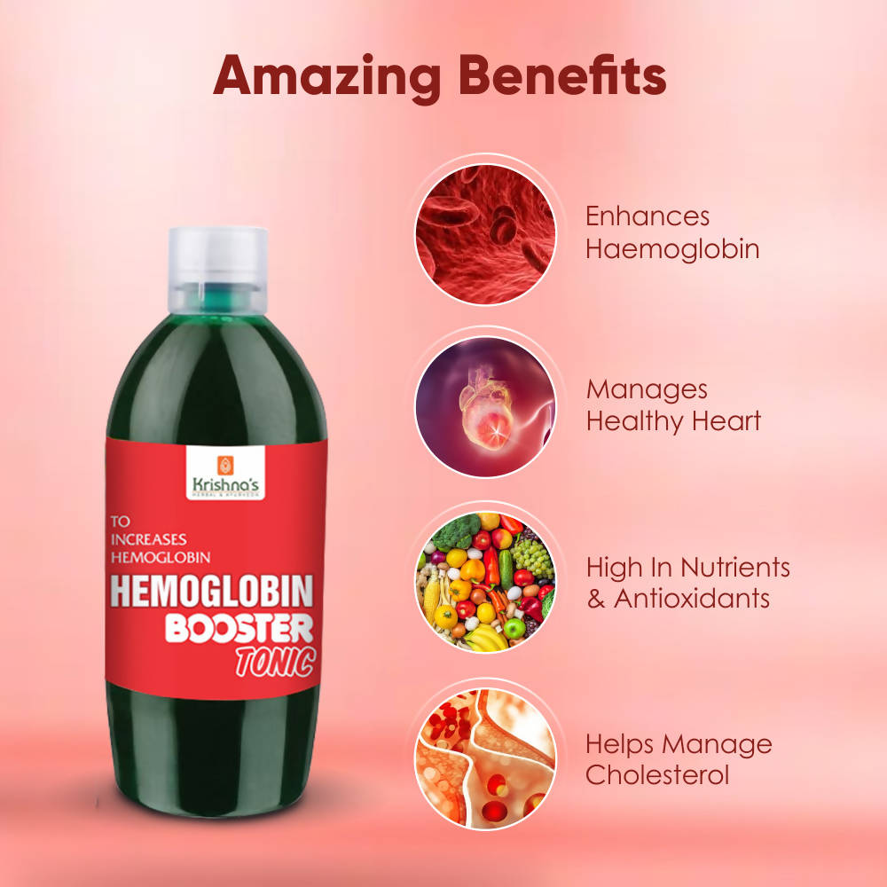 Krishna's Herbal & Ayurveda Hemoglobin Booster Tonic