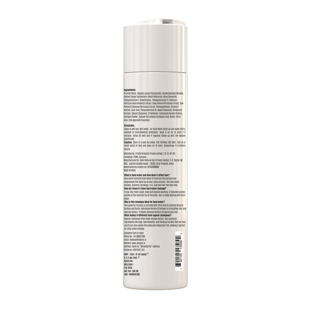 Detoxie Advanced Hard Water Shampoo