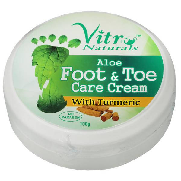 Vitro Naturals Aloe Foot & Toe Care Cream With Turmeric