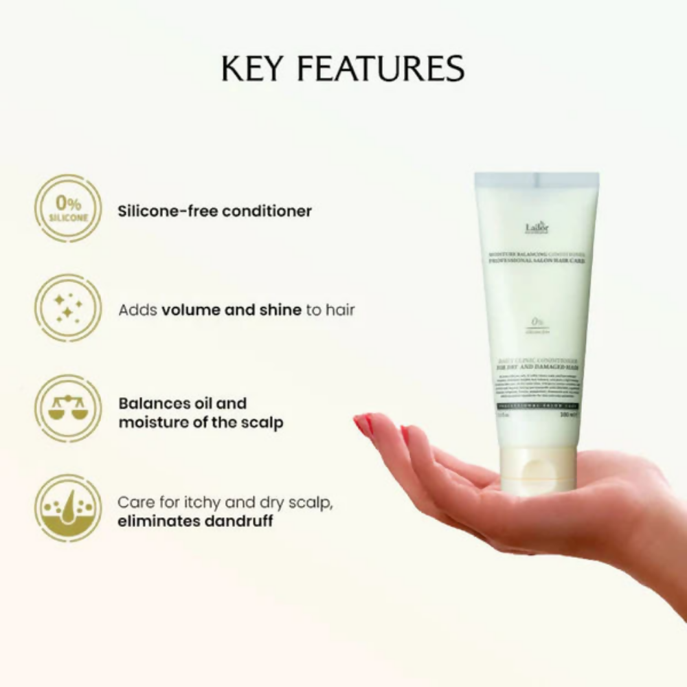 La'dor Korean Moisture Balancing Conditioner for Dry, Dull & Frizzy Hair - Paraben & Sulphate Free