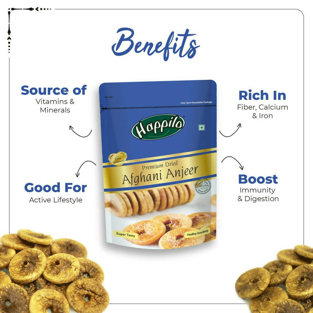 Happilo Premium Dried Afghani Anjeer - Distacart