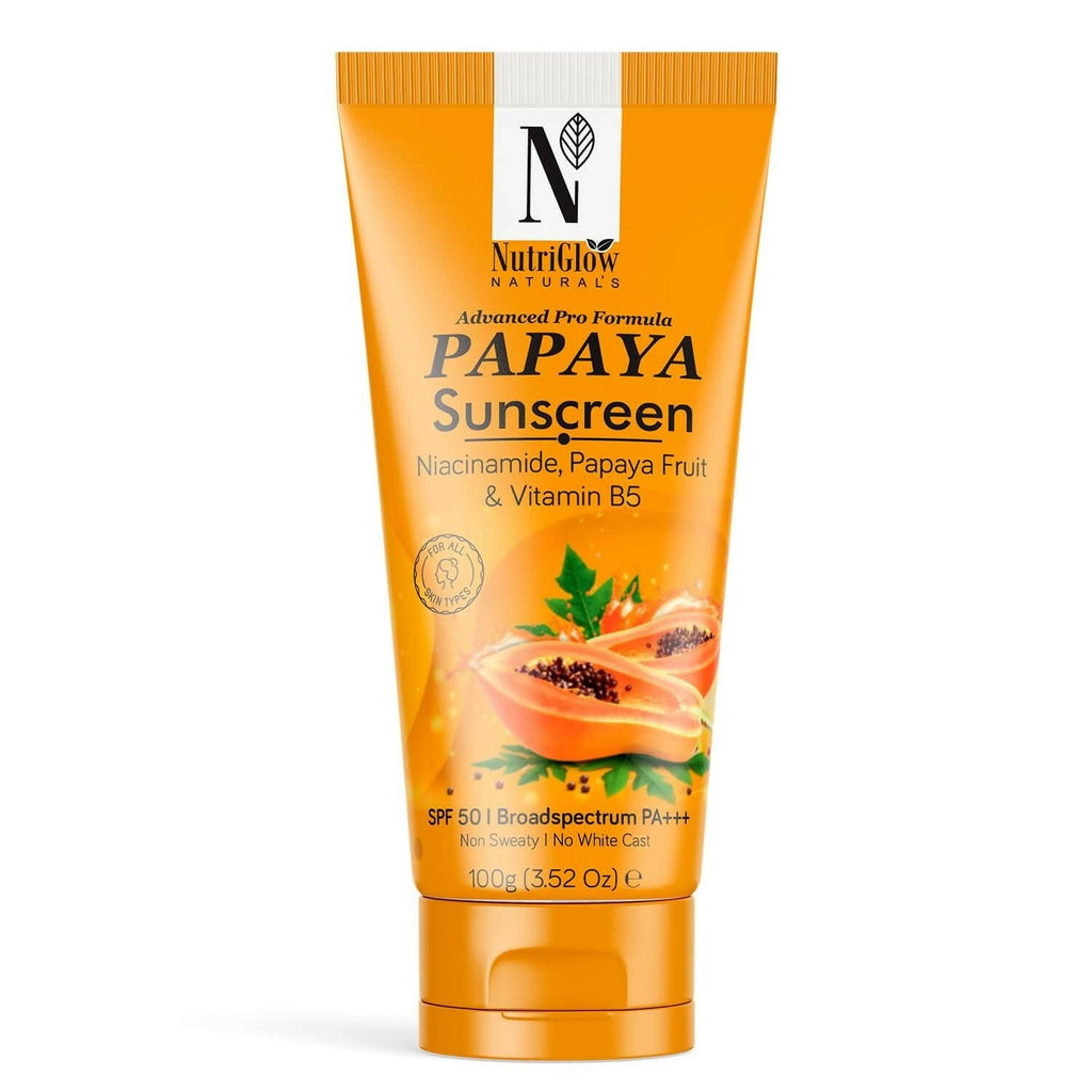 NutriGlow NATURAL'S Advanced Pro Formula Papaya Sunscreen SPF 50 PA+++